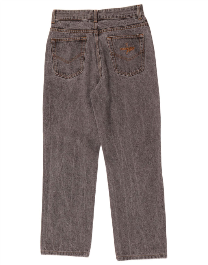 Trussardi Lige Jeans til kvinder W30 L27 Grå Bomuld