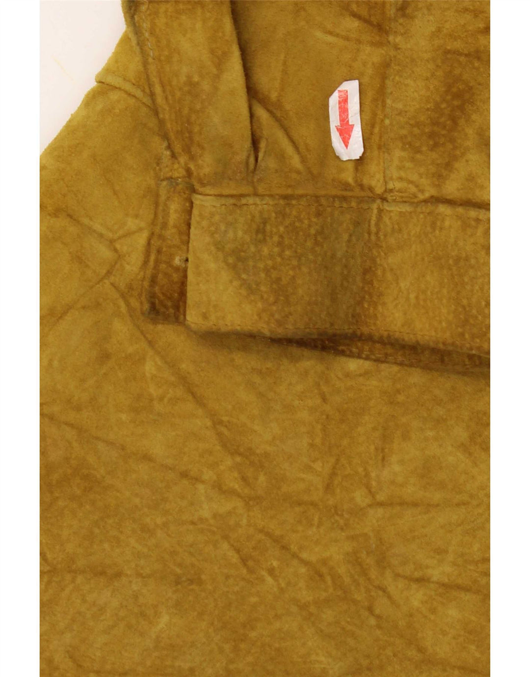 Vintage dame ruskindsjakke IT 48 XL Khaki