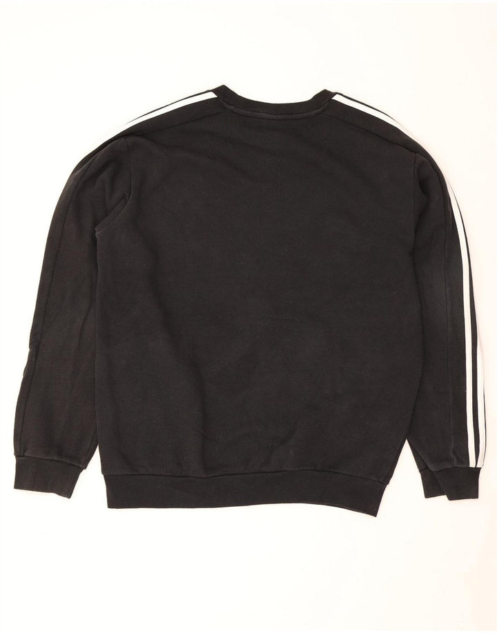 Adidas Sweatshirt Jumper Medium Sort bomuld til mænd