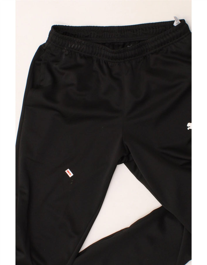 PUMA Mens Tracksuit Trousers Small Black Polyester Vintage Puma and Second-Hand Puma from Messina Hembry 