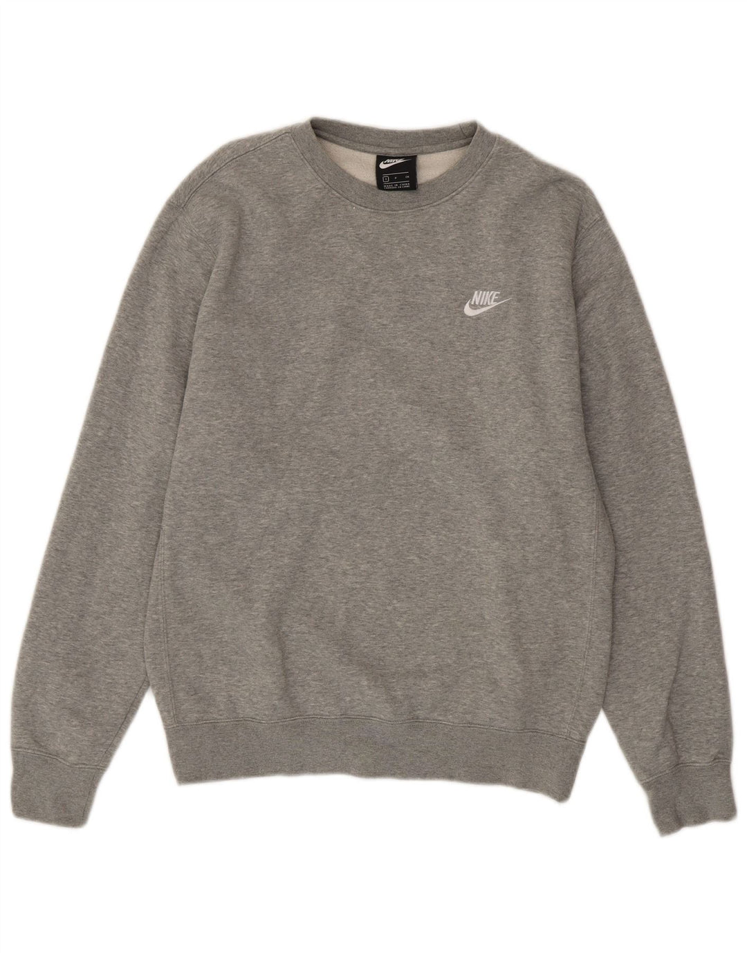 Nike Sweatshirt til mænd, lille grå bomuld