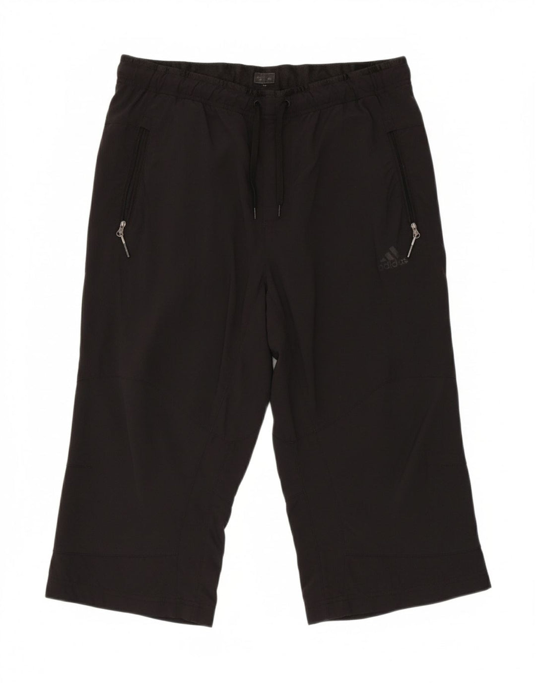 ADIDAS Womens Bermuda Sport Shorts UK 16 Large  Black Vintage Adidas and Second-Hand Adidas from Messina Hembry 