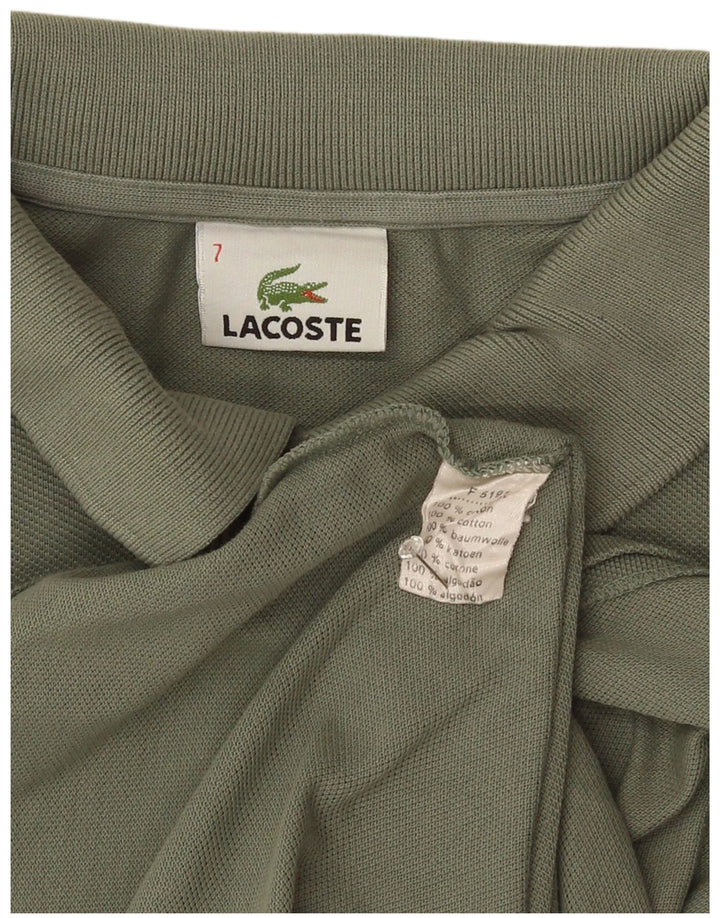 Lacoste Herre poloskjorte str. 7 2XL Khaki Bomuld
