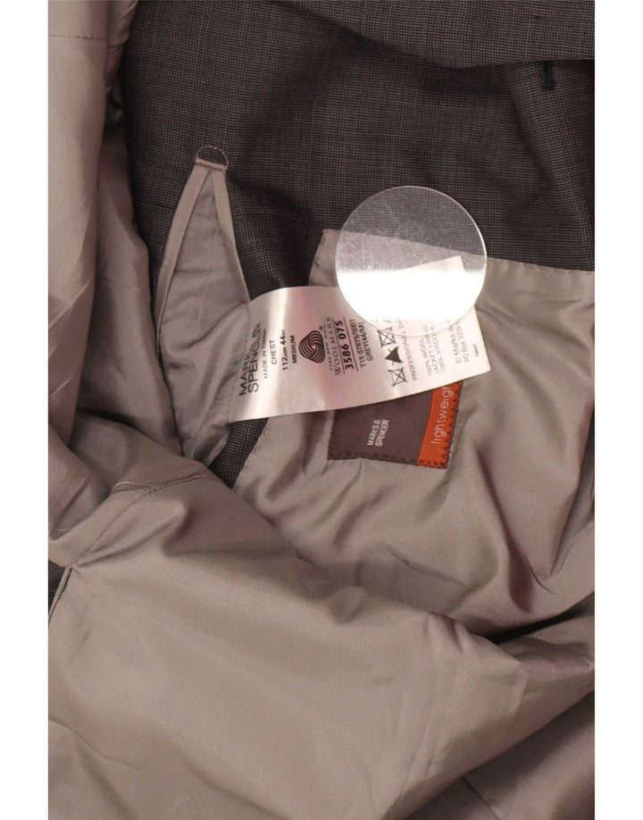 Marks & Spencer Herre 2-knaps blazerjakke UK 44 XL Grå uld