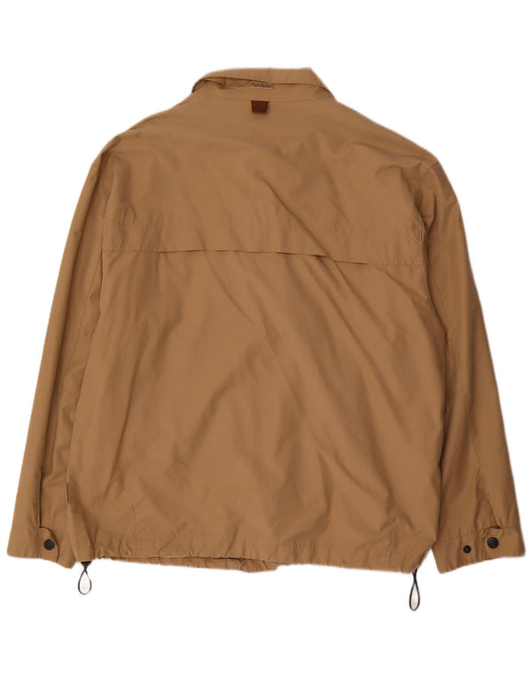 Vintage Bomberjakke til mænd IT 54 2XL Beige Bomuld