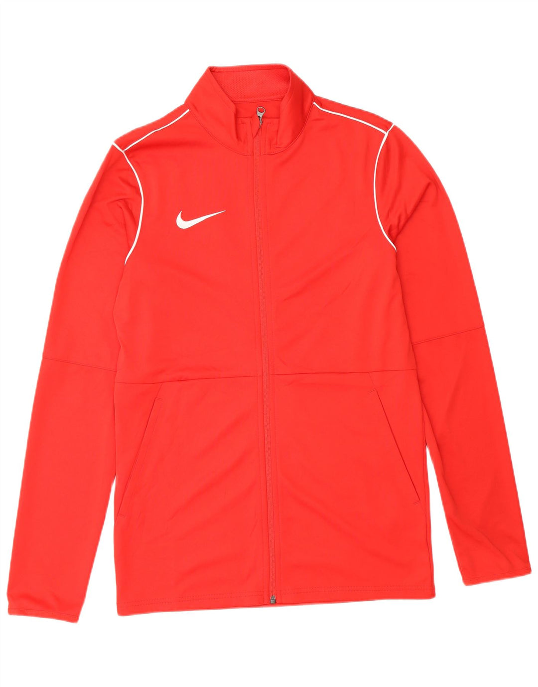 Nike Herre Dri Fit grafisk træningsdragt topjakke Lille rød polyester