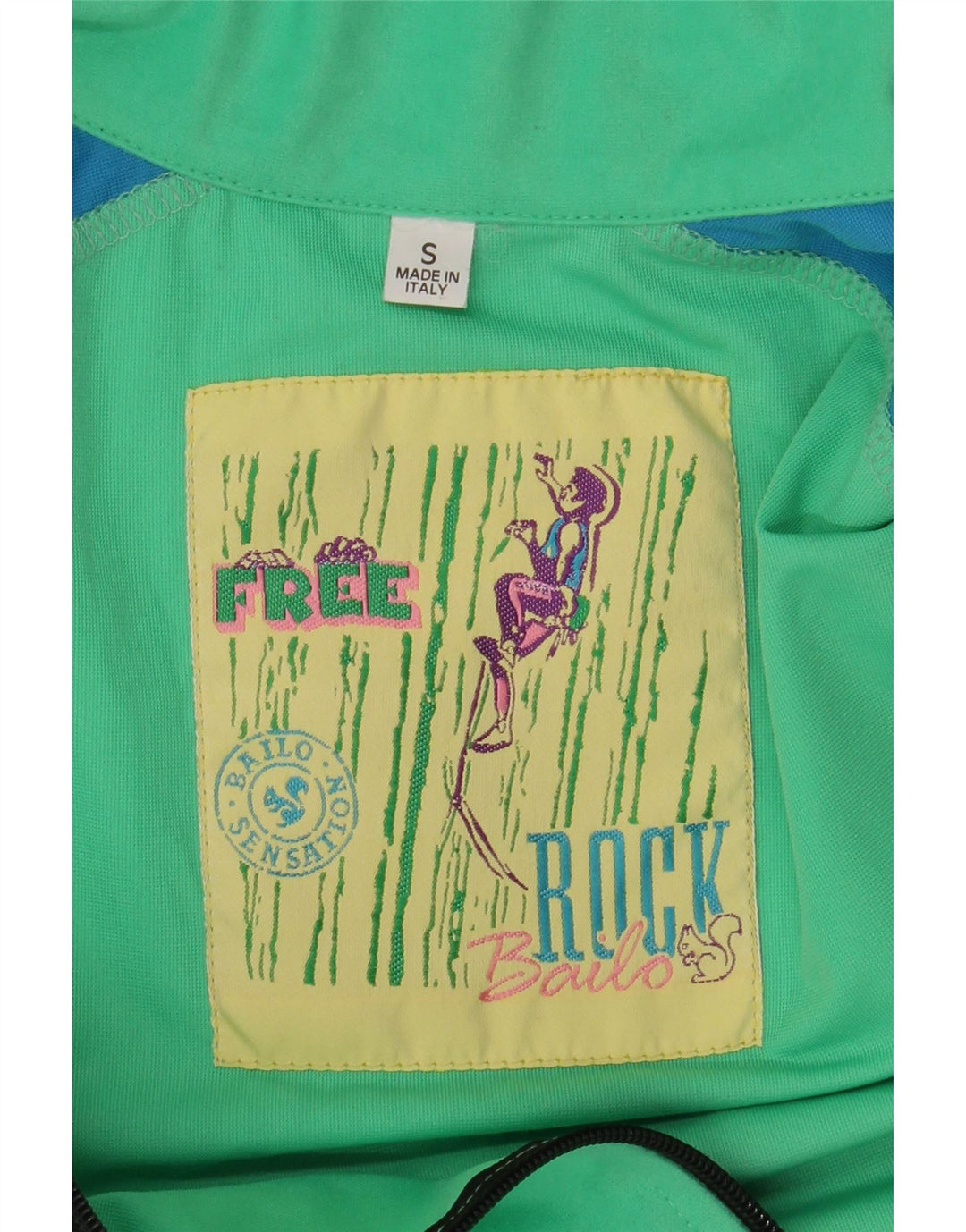 BAILO Herre grafisk træningsdragt Topjakke Lille Grøn Colourblock