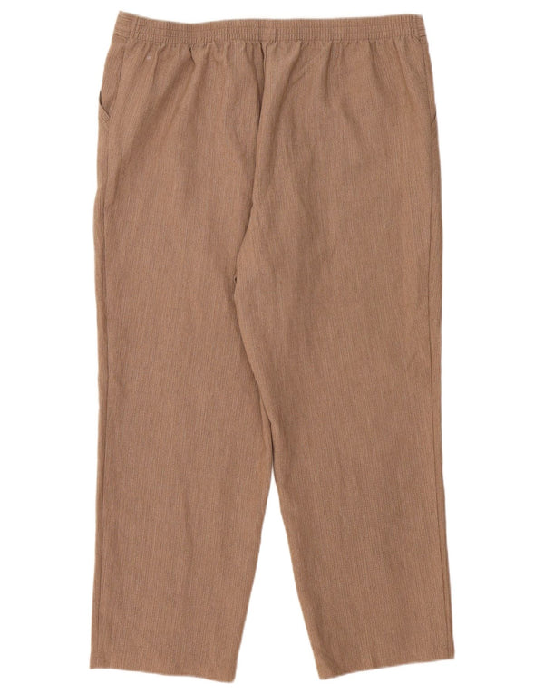 Marks & Spencer Dame tilspidsede fritidsbukser UK 18 XL W36 L26 Brun