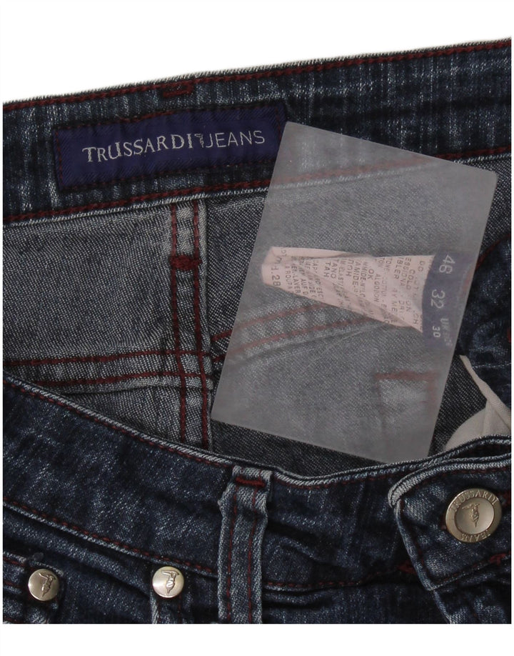 TRUSSARDI Dame Skinny Jeans W30 L33 Blå Bomuld