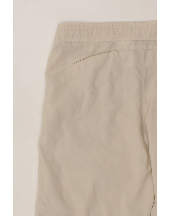 NIKE Womens Bermuda Sport Shorts US 8-10 Medium  Off White Polyester Vintage Nike and Second-Hand Nike from Messina Hembry 