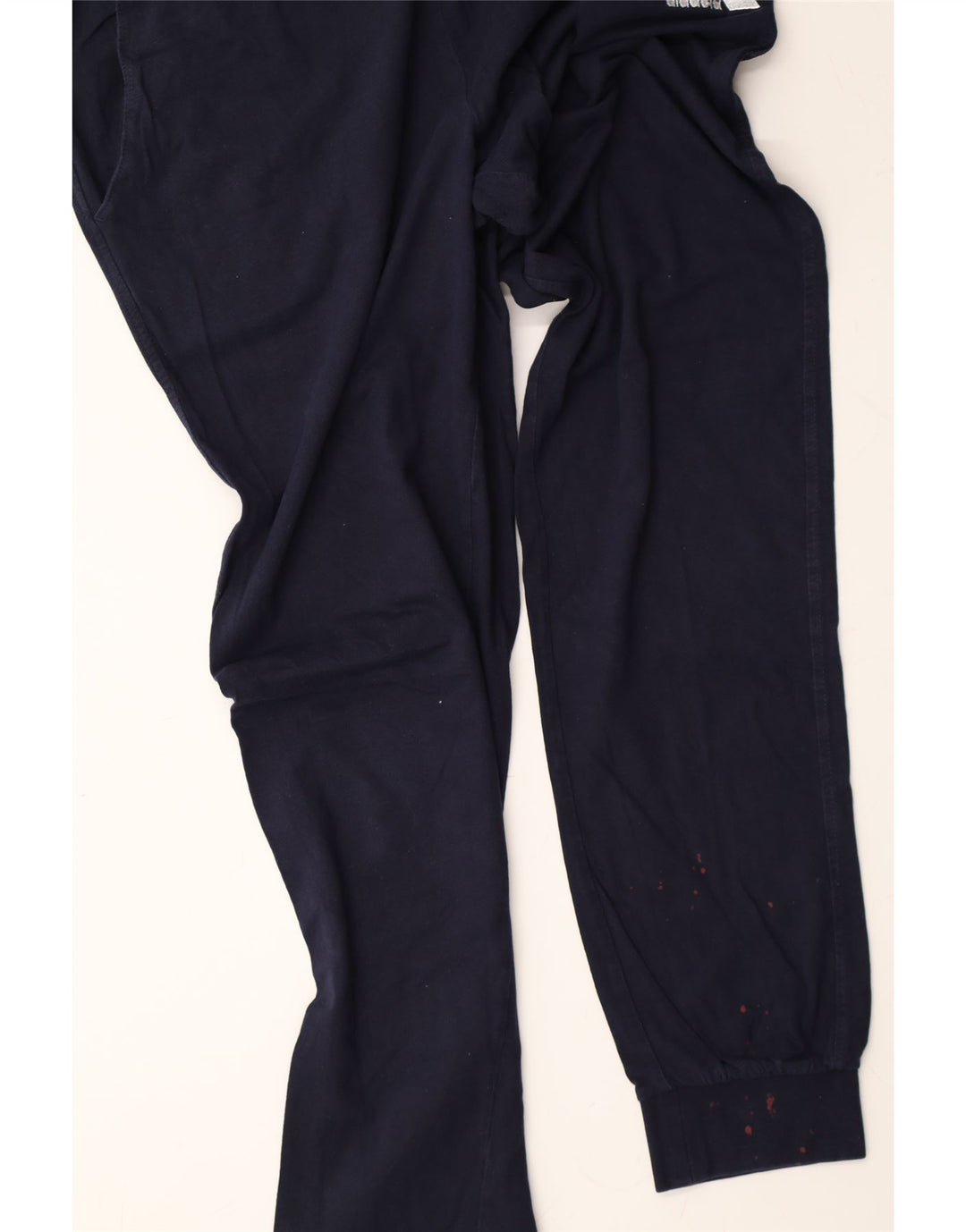 DIADORA Mens Tracksuit Trousers Joggers Medium  Navy Blue Cotton Vintage Diadora and Second-Hand Diadora from Messina Hembry 