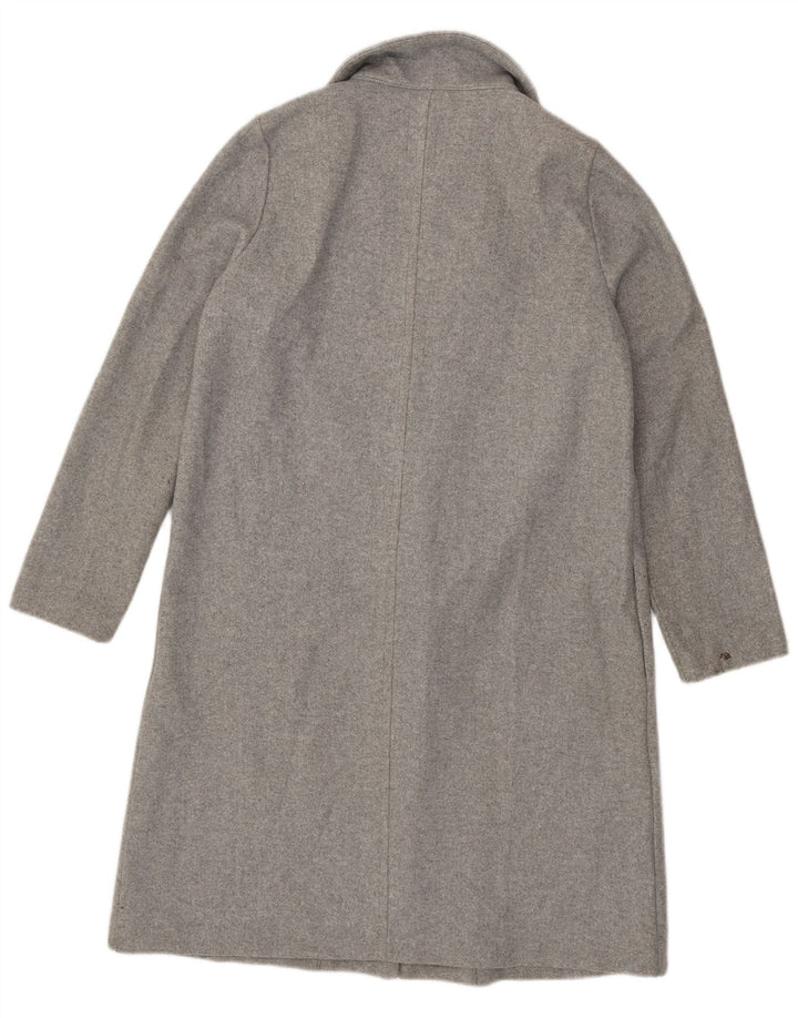 Zara Womens Open Overcoat UK 16 Large Grå Polyester
