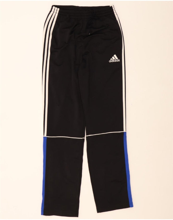 ADIDAS Mens Tracksuit Trousers UK 36/38 Small  Black Colourblock Polyester Vintage Adidas and Second-Hand Adidas from Messina Hembry 