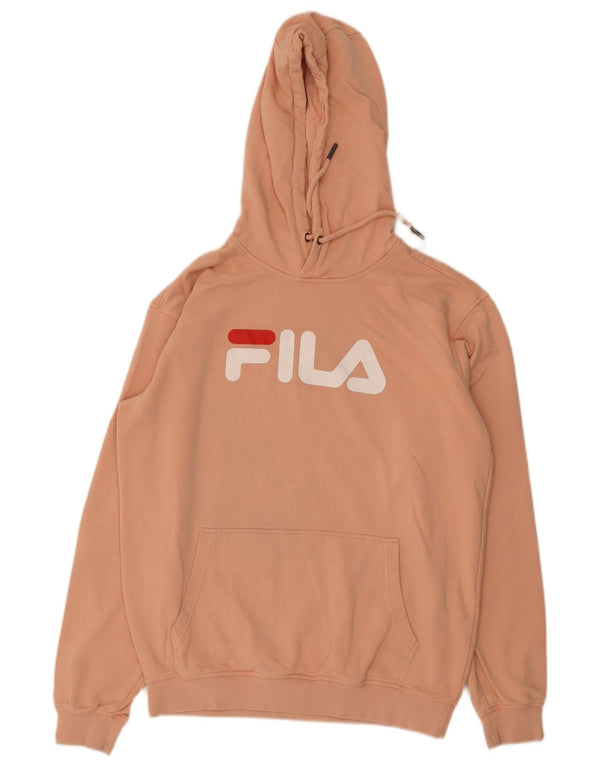 Fila Grafisk hættetrøje til mænd Medium Pink Bomuld