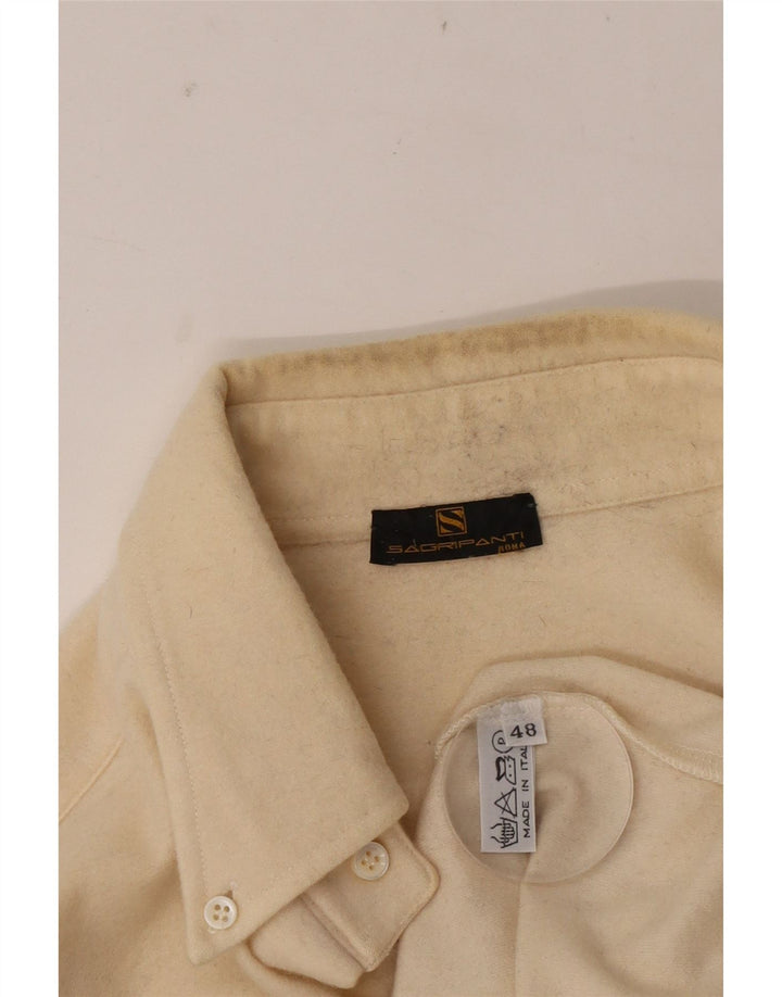 VINTAGE Herreskjorte IT 48 Medium Beige Cashmere