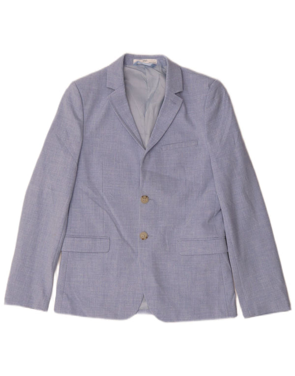 Marks & Spencer Boys 2-knaps blazerjakke 11-12 år blå polyester