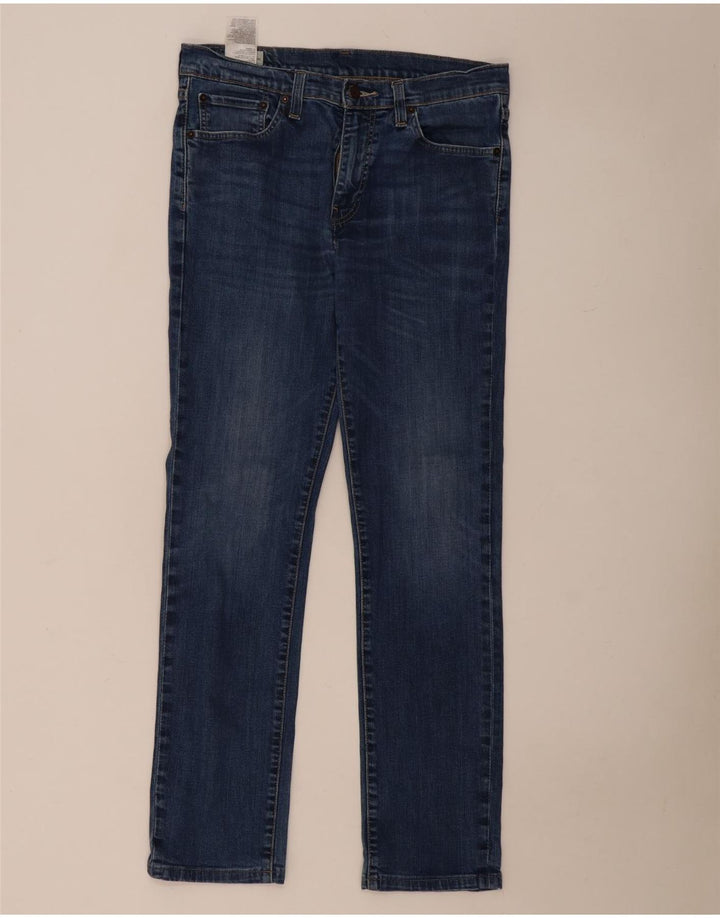 Levi's Dame 511 Slim Jeans W33 L34 Blå Bomuld