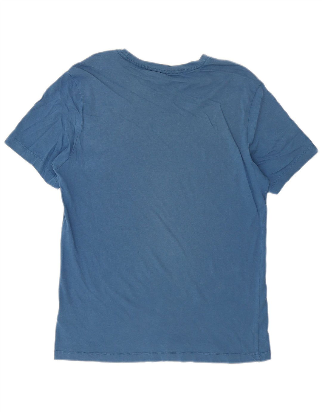 NIKE T-shirt top mellemblå bomuld til mænd