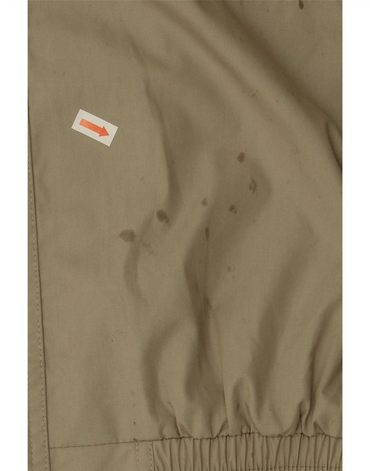 VINTAGE Mens Bomber Jacket UK 42 XL Beige Polyester Vintage Vintage and Second-Hand Vintage from Messina Hembry 