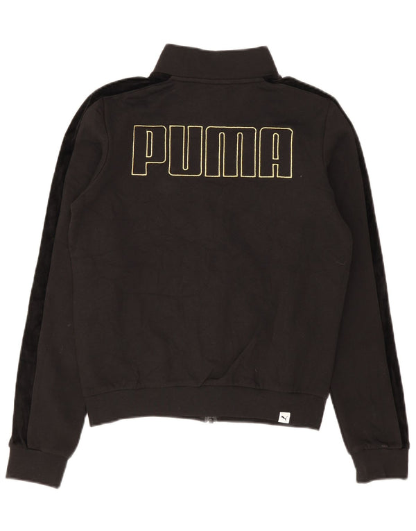Puma Grafisk træningsdragt topjakke til kvinder UK 6 XS Sort Colourblock Bomuld