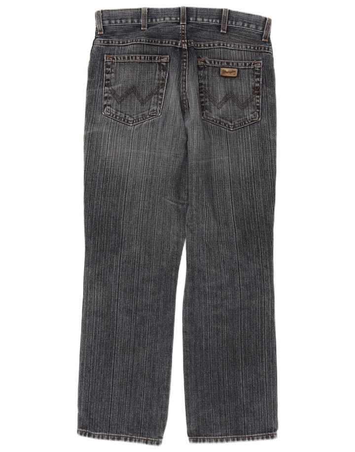 Wrangler Herre Regular Fit Straight Jeans W34 L32 Blå Bomuld