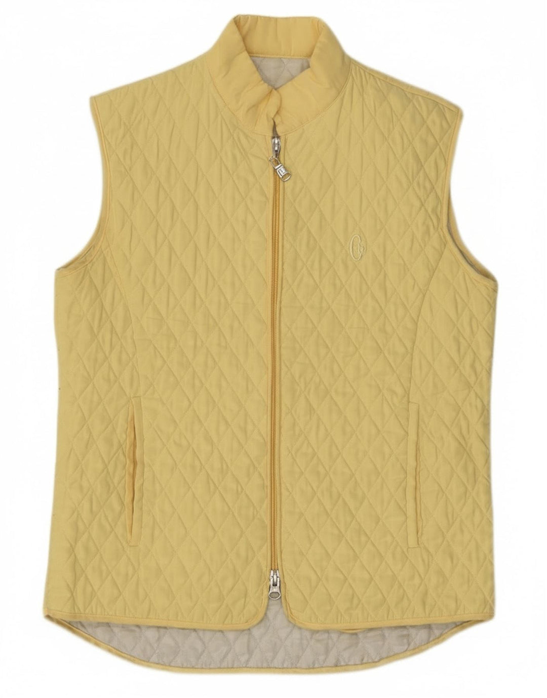 Conte of Florence Quilted Gilet IT 40, lille gul polyester