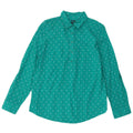 Tommy Hilfiger Dame Pullover Shirt UK 14 Medium Turkis Geometric