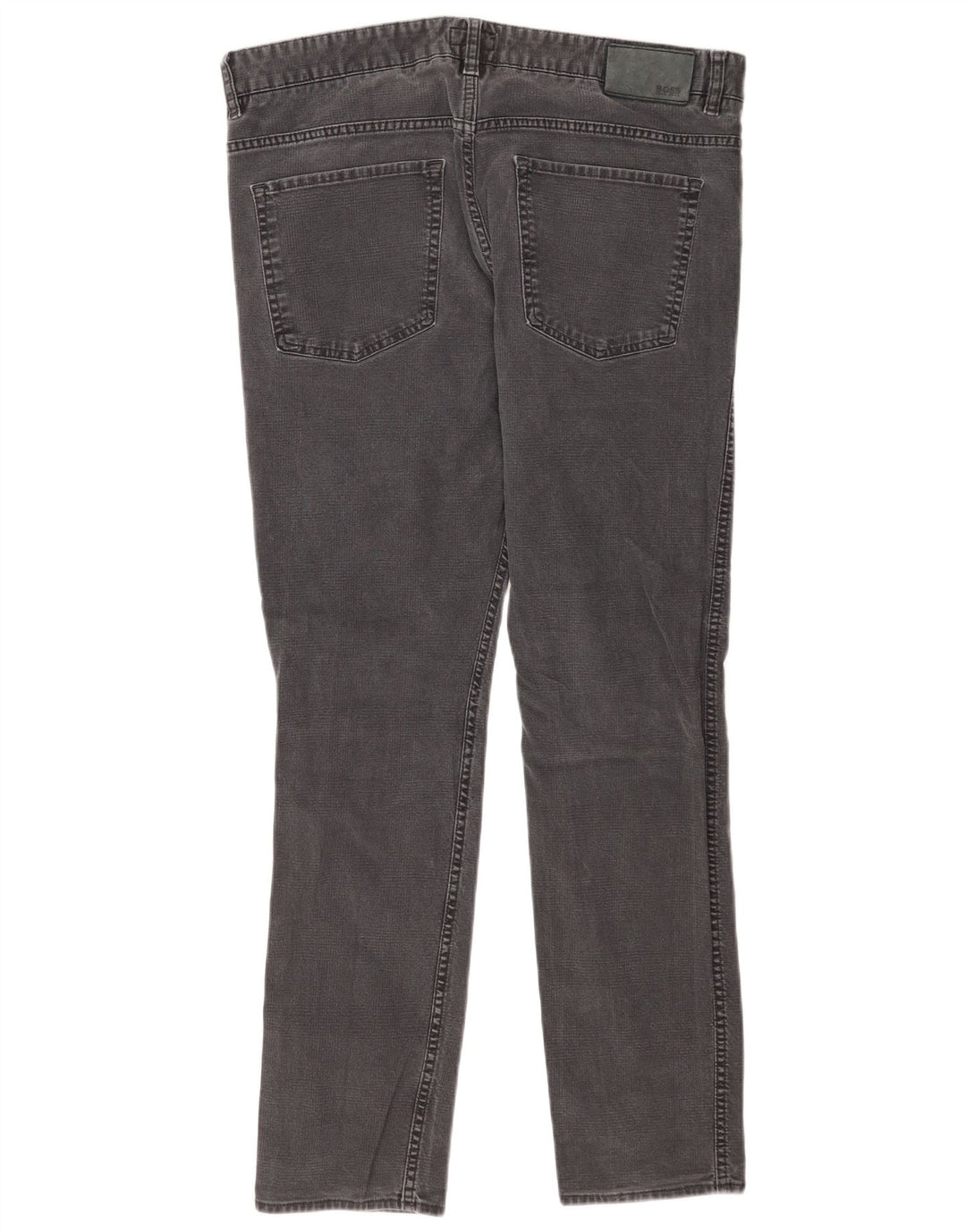 Hugo Boss Herre Slim Jeans W36 L32 Grå Bomuld