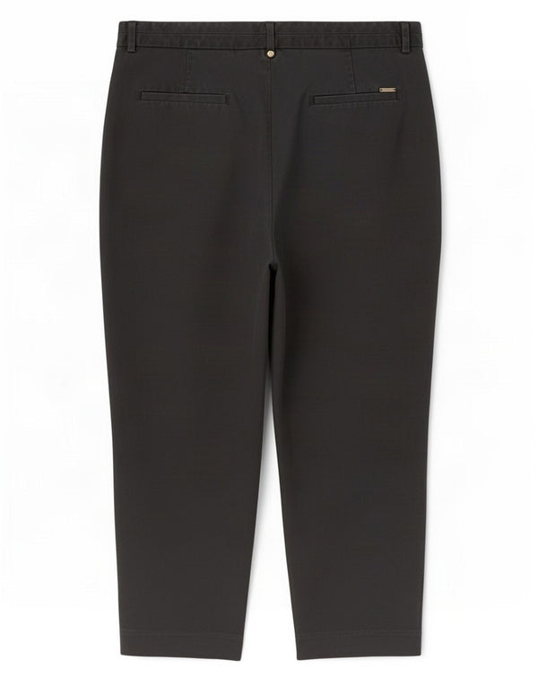 Marks & Spencer Womens Per Una Capri Trousers UK 14 Large W32 L23 Black