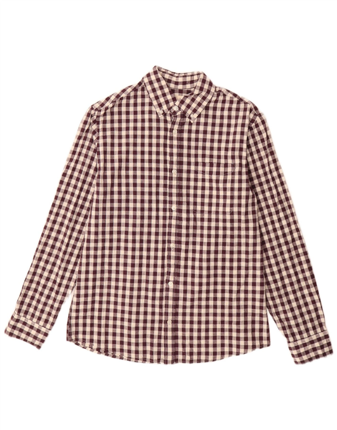 Jack & Jones Herreskjorte Medium Burgundy Gingham Cotton