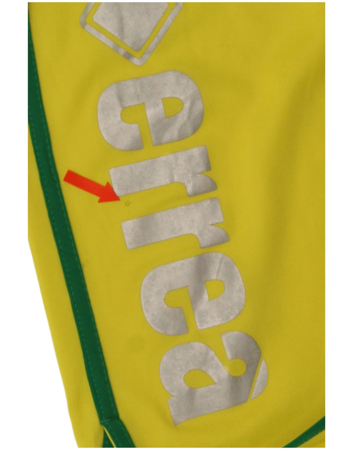 Errea Herre grafiske sportsshorts Medium Gul Polyester