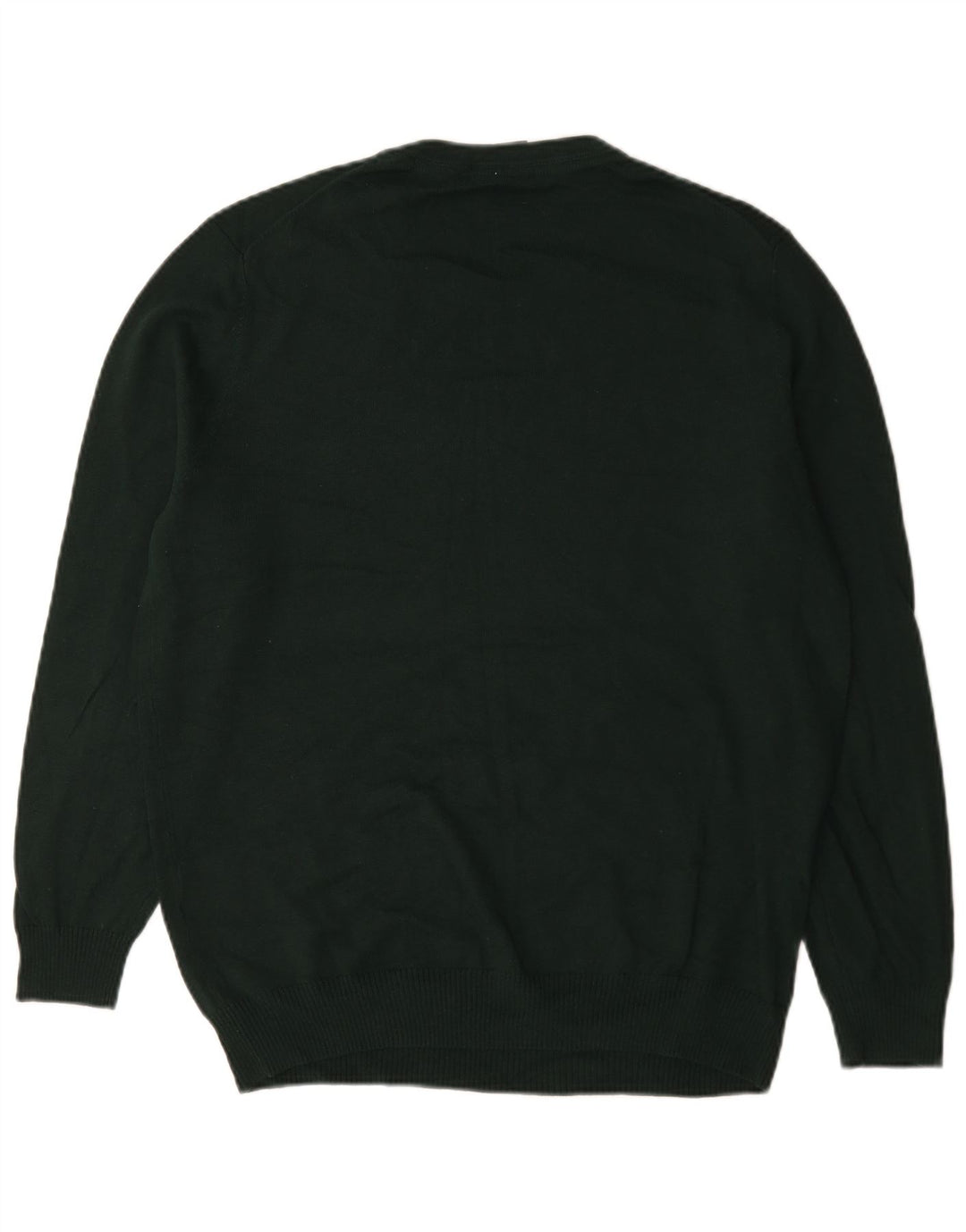Lyle & Scott Herre sweater med rund hals XL grøn bomuld