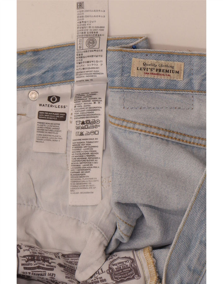 Levi's Herre 501 Straight Jeans W29 L30 Blå Bomuld
