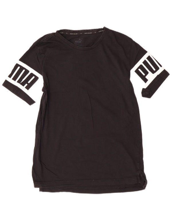 Puma Herre Grafisk T-Shirt Top Medium Sort