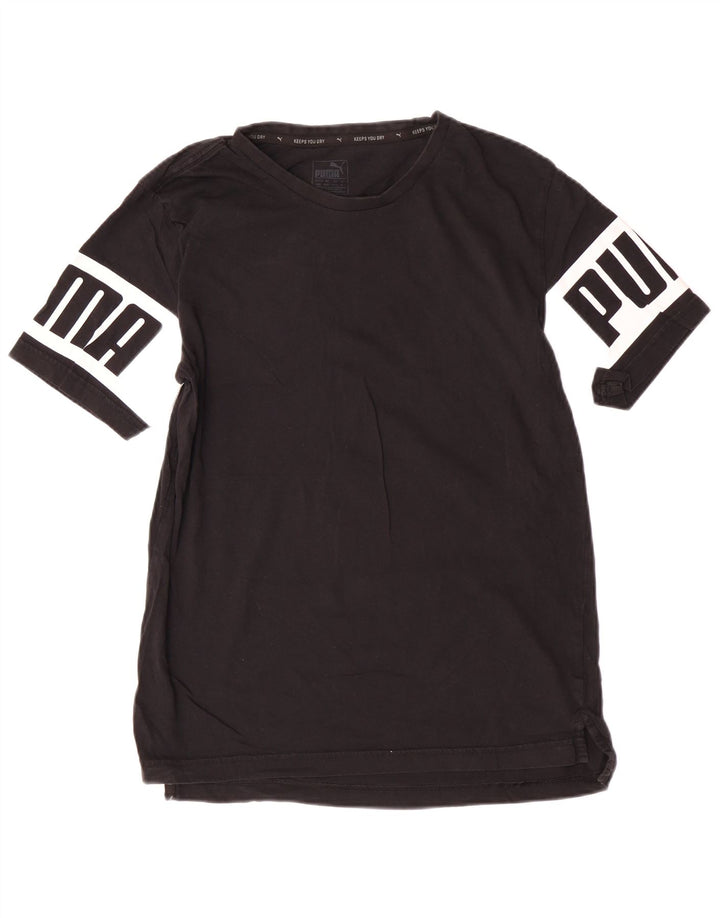 Puma Herre Grafisk T-Shirt Top Medium Sort