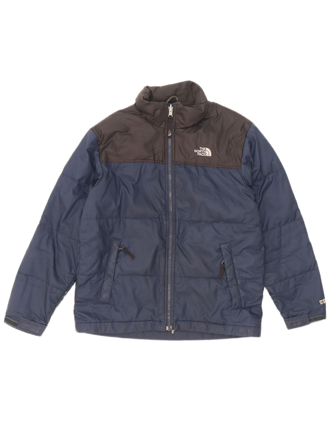 The North Face Boys polstret jakke 14-15 år Large Blue Colourblock