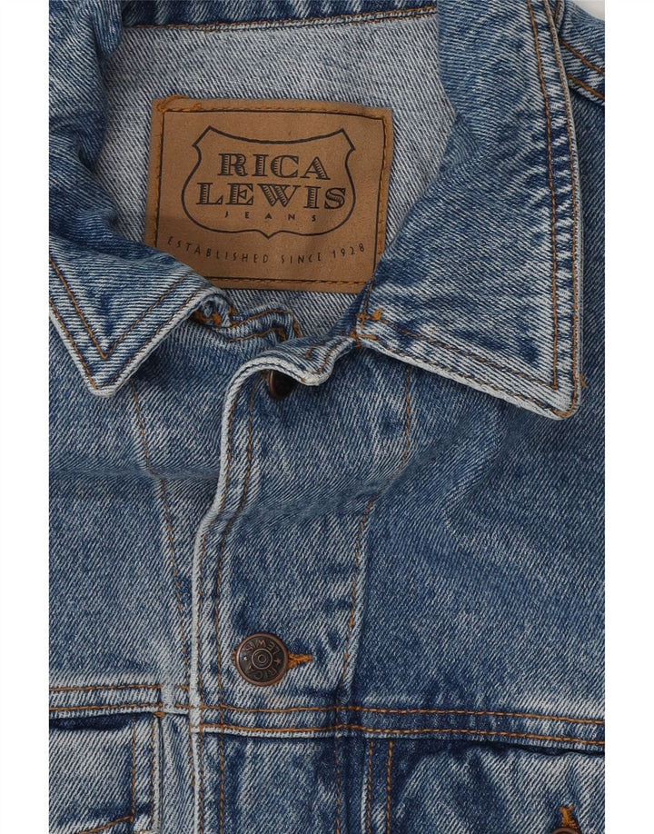 RICA LEWIS Boys Denim Jacket 13-14 Years Blue Cotton Vintage Rica Lewis and Second-Hand Rica Lewis from Messina Hembry 