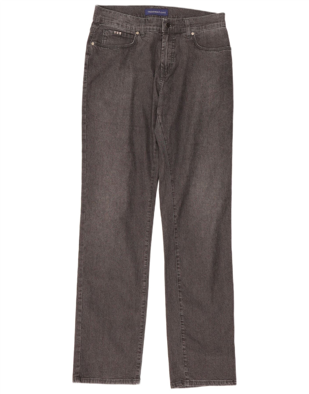 Trussardi Lige Jeans til kvinder W33 L33 Grå Bomuld