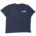 Ellesse Herre Grafisk T-Shirt Top 2XL Marineblå Bomuld