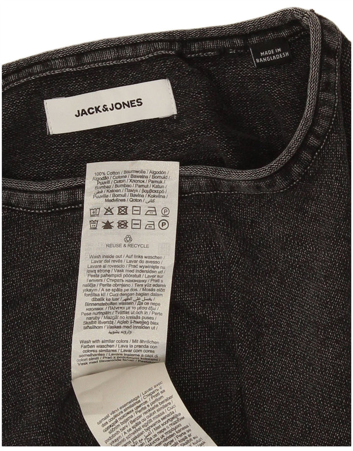 Jack & Jones Herre Top Langærmet Medium Grey Bomuld