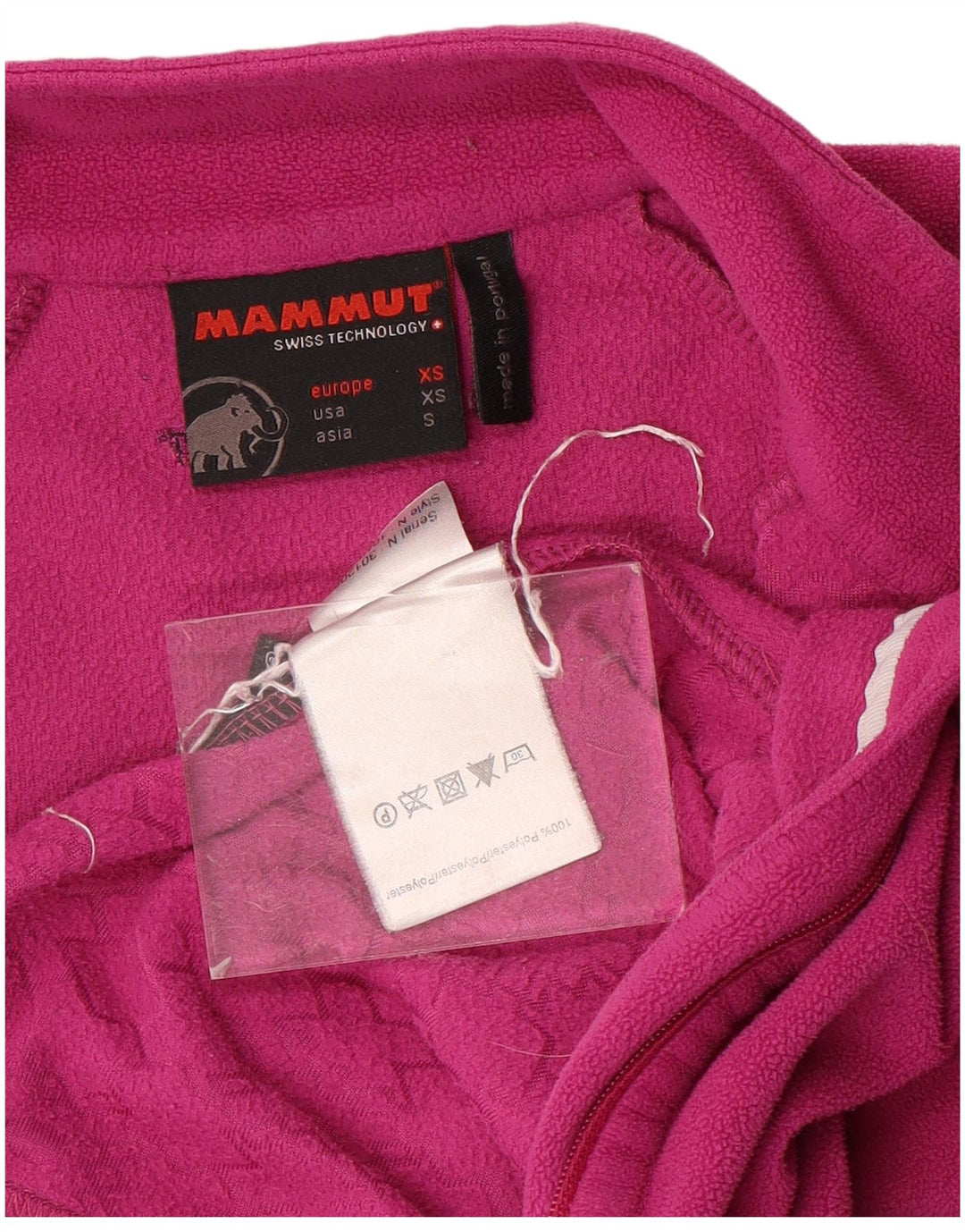 Mammut Fleecejakke til kvinder UK 6 XS Pink Polyester