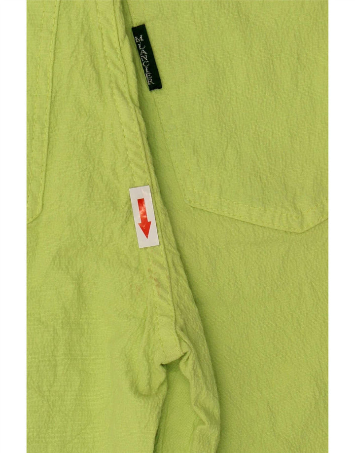 Vintage Dame Capri Bukser IT 42 Medium W25 L17 Grøn Bomuld