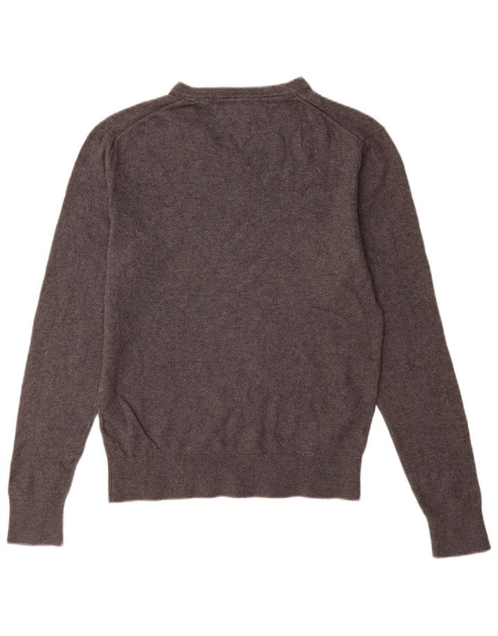 Tommy Hilfiger Herre V-hals sweater XS Grå Bomuld