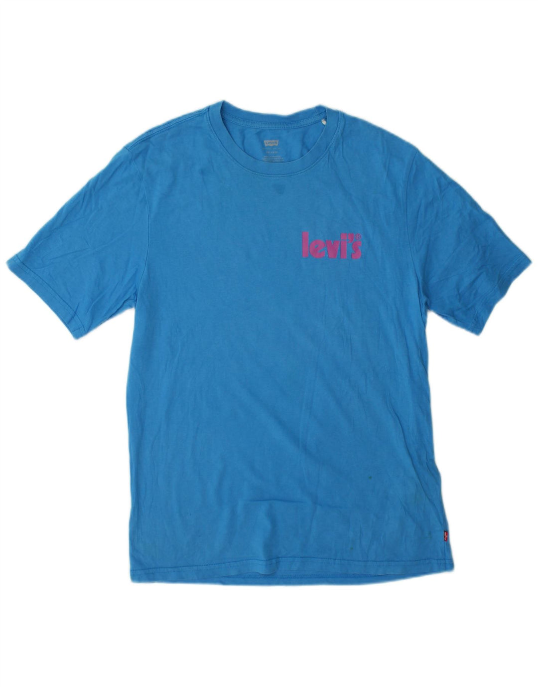 Levi's Relaxed T-Shirt Top XS Blå bomuld til mænd