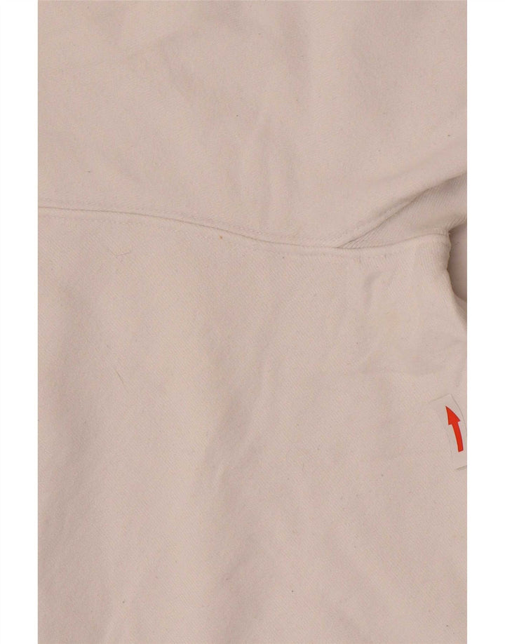 Levi's Grafisk hættetrøje til kvinder UK 14 Medium White Bomuld