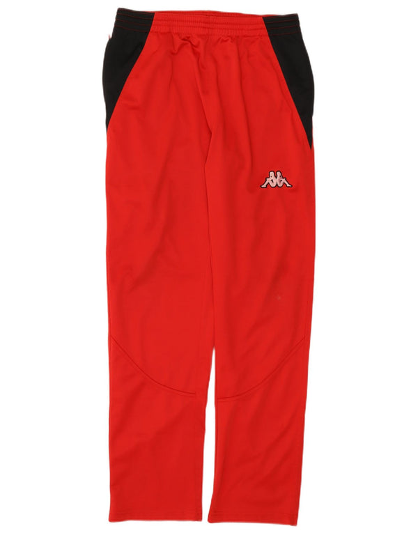 Kappa Mens Tracksuit Trousers Medium  Red Colourblock Polyester