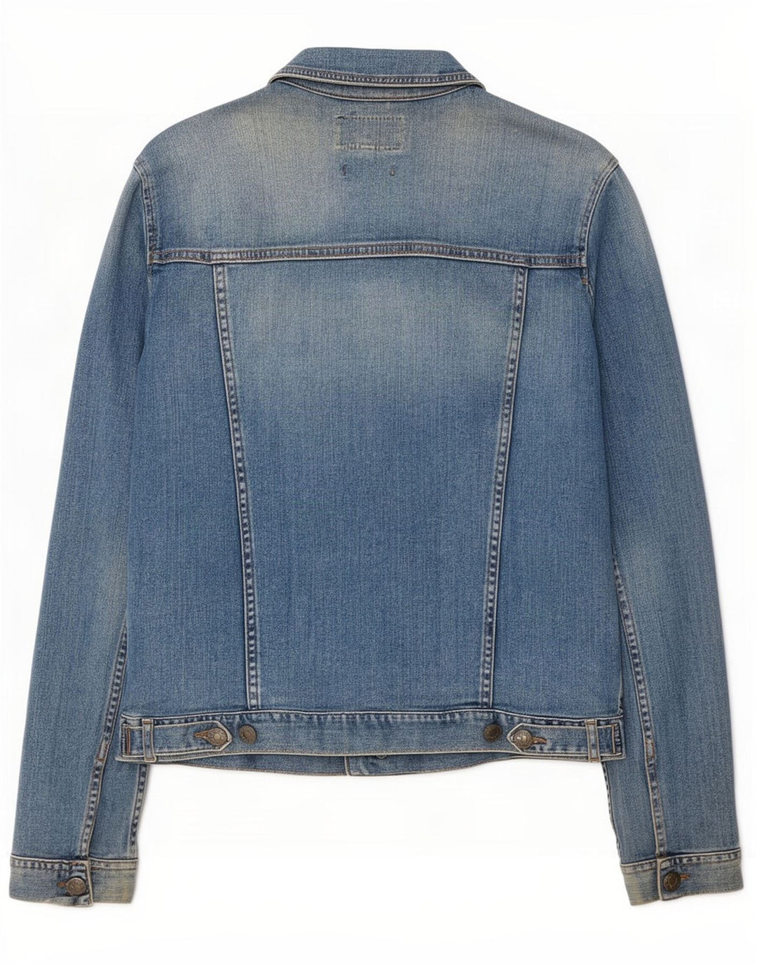 Fat Face Dame denimjakke UK 12 Medium Blue Cotton