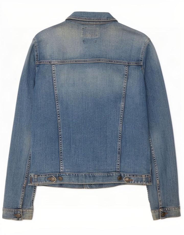 Fat Face Dame denimjakke UK 12 Medium Blue Cotton