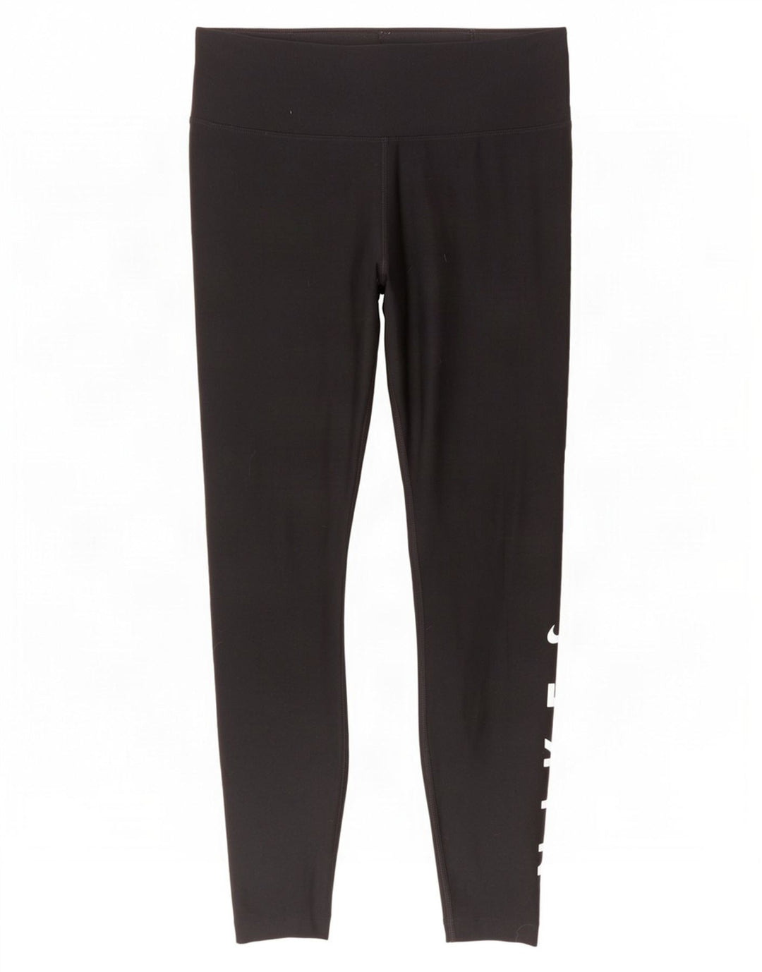 Nike Dame Dri Fit Grafiske Leggings UK 14 Medium Sort Polyester