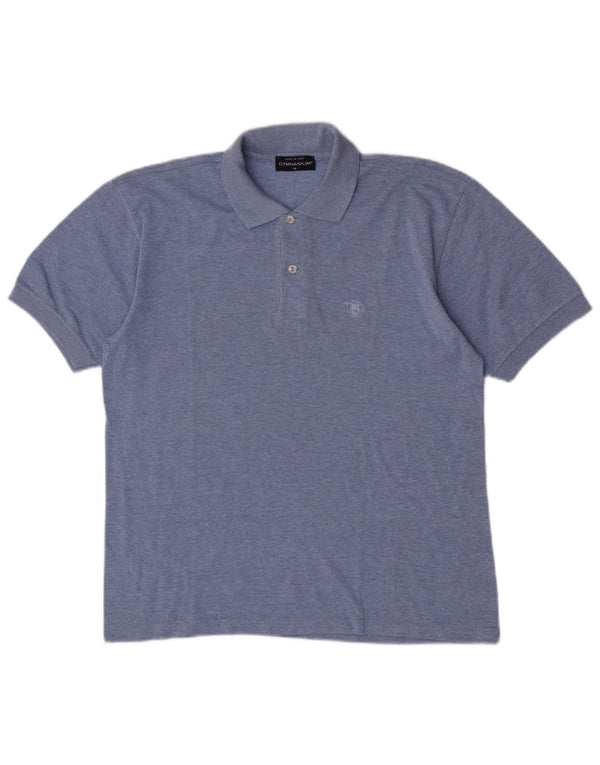 Gymnasium Herre kortærmet poloshirt Medium Blue